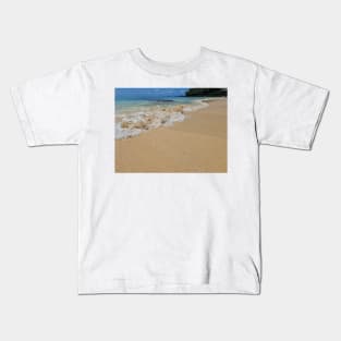 Mauritius beach shoreline Kids T-Shirt